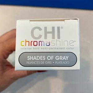 Chi chroma shine intense bold semi-permanent hair color. Color shades of gray 🤍